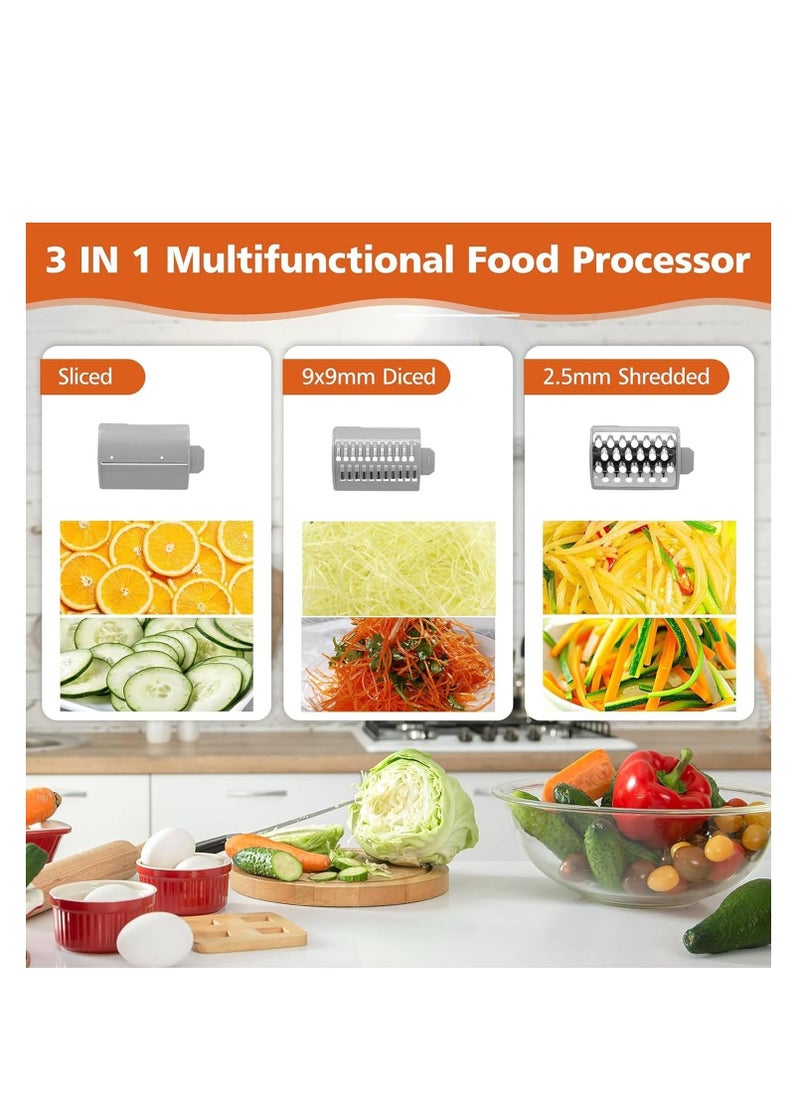 Rightsure Multifunctional automatic food chopper, 3-blade vegetable chopper  - Image 3