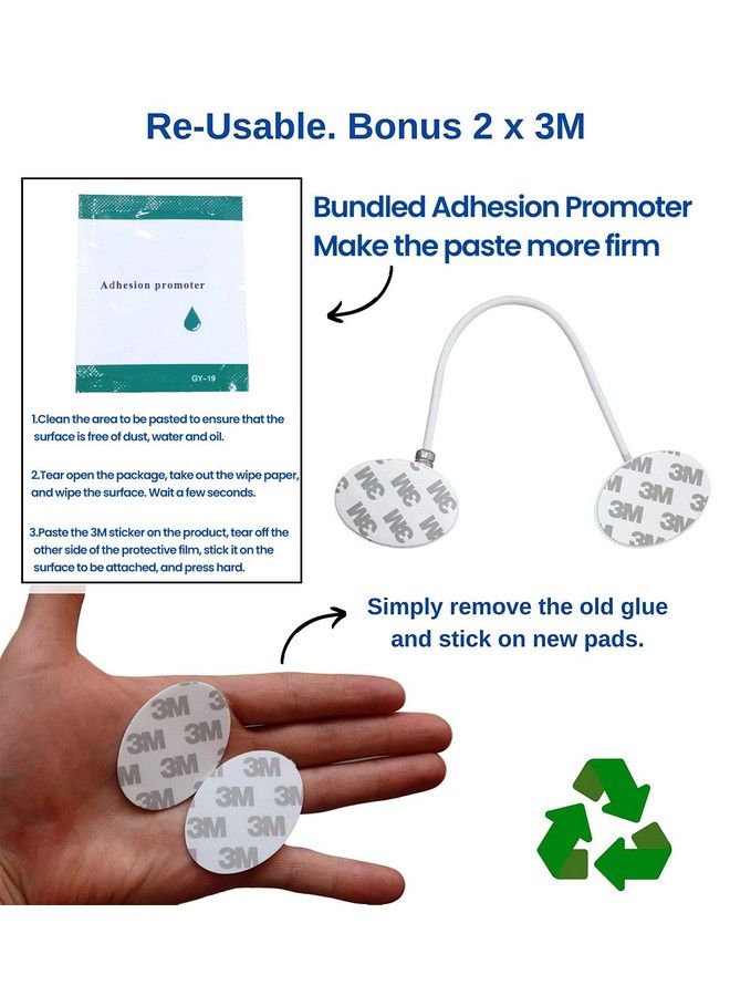 GUSTAVE Safety Door Locks With 2 Keys For Cupboard Cabinets Fridge & Freezers Child Security Locks Childproof Your House With Adhesive Residue Free White - Image 5