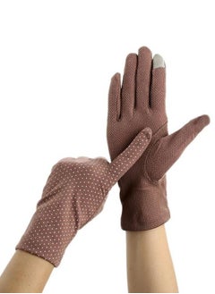 SFMW Pair Women Sun Protective UV Protection Summer Sunblock Touchscreen Gloves for Driving Riding  - Image 2