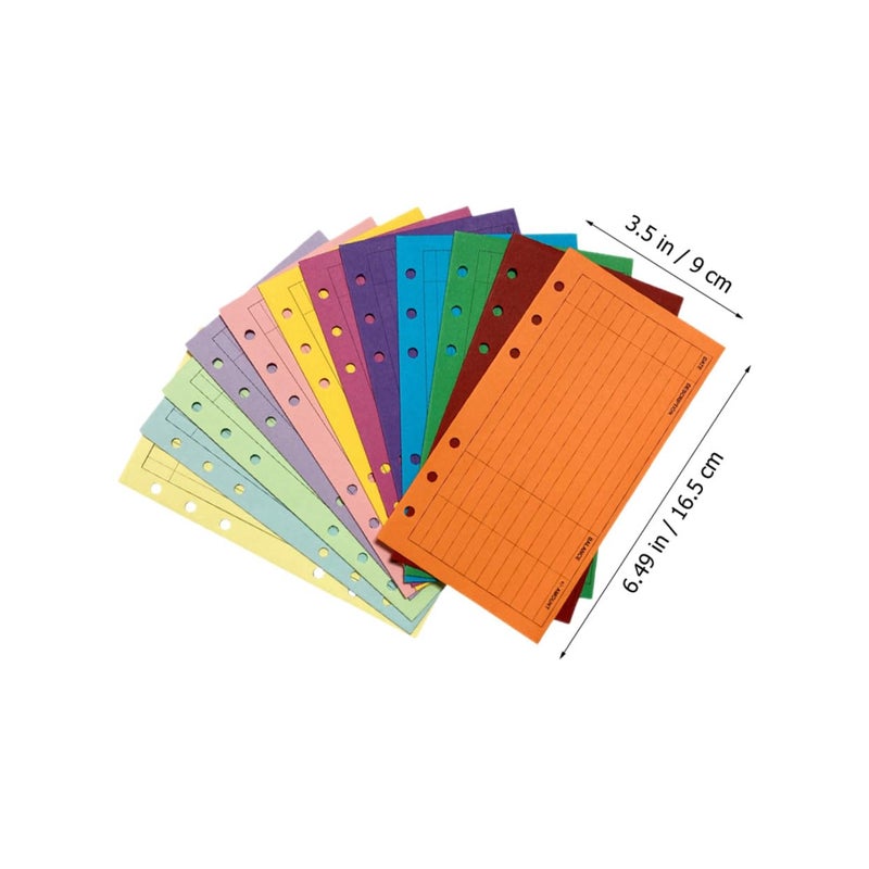 24pcs Sulfur Paper Cash Envelopes 12 Colors For Money Management Budgeting System - Image 3
