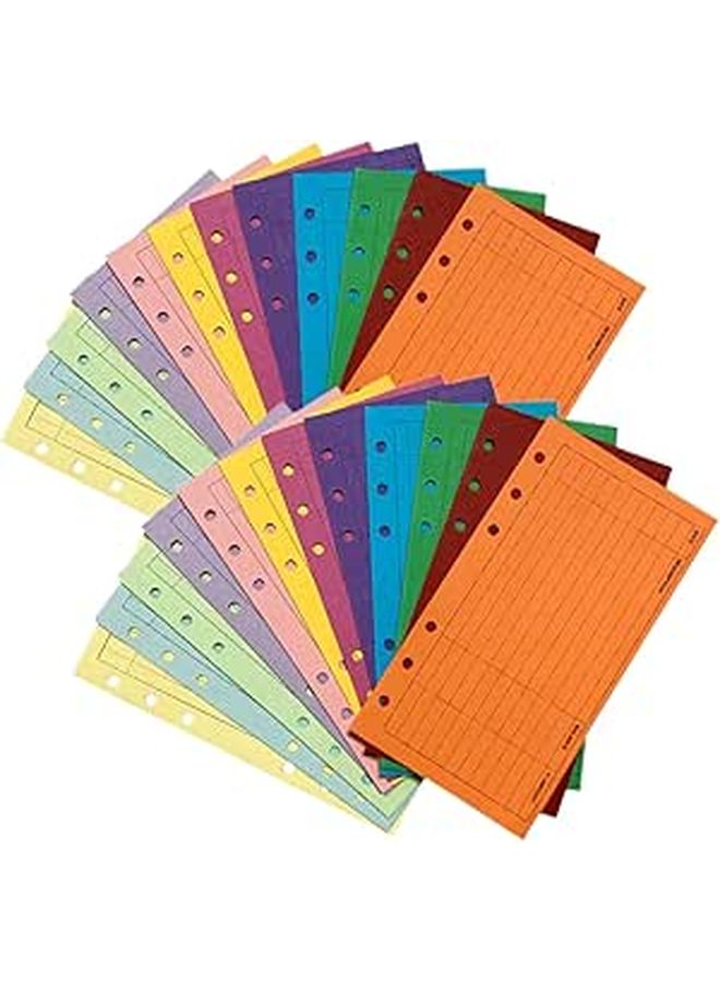 24pcs Sulfur Paper Cash Envelopes 12 Colors For Money Management Budgeting System - Image 1