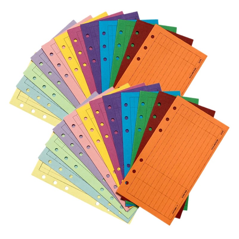 24pcs Sulfur Paper Cash Envelopes 12 Colors For Money Management Budgeting System - Image 2