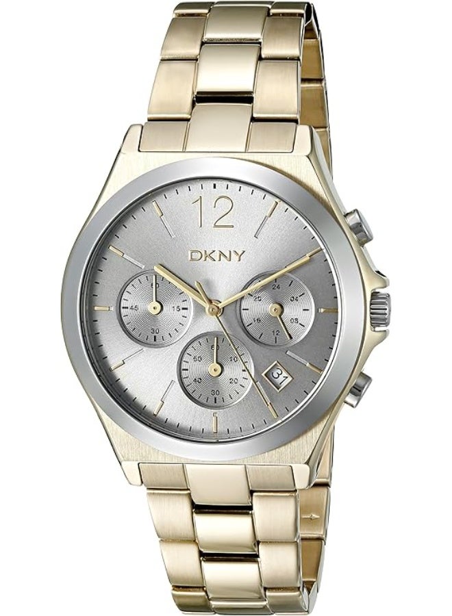 DKNY Women's Silver Dial Stainless Steel Band Watch - NY2452 - Image 1