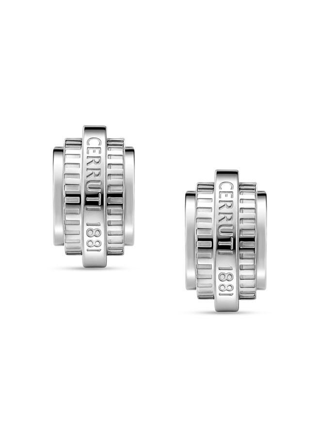 CERRUTI 1881 Tiziana Stainless Steel Hoop Earrings for Women - Image 1