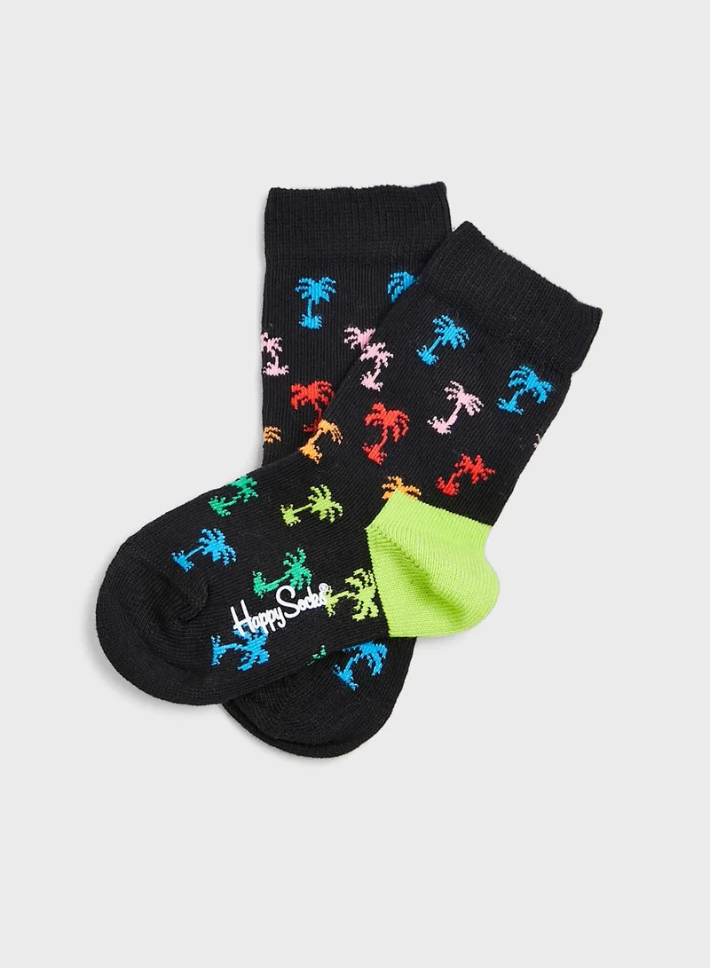 Happy Socks Kids 2 Pack Surfers Paradise Socks