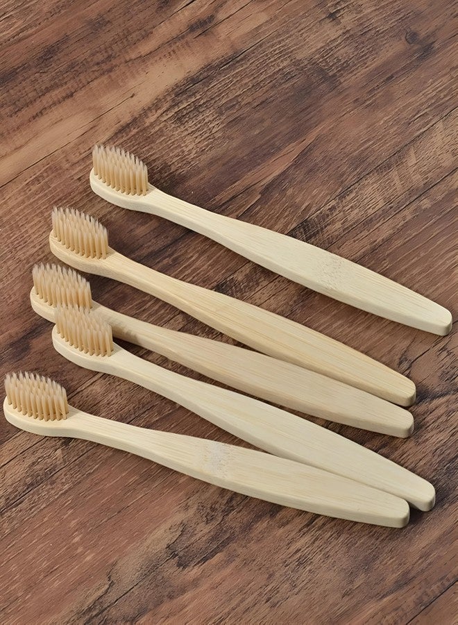 Birdbrid Organic Bamboo Toothbrush with Neem Oil Charcoal Soft Bristles, Eco Friendly, Anti-Bacterial, Wooden Biodegradable, Manual Brush, (White Pink) - Image 4