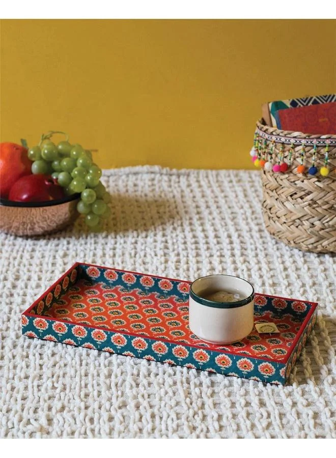 Chumbak Blooming Buds Rectangular Tray