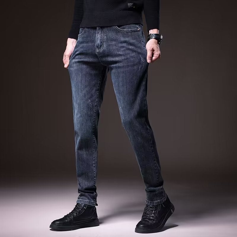 Unisex Casual Daily Denim Jeans - Image 4