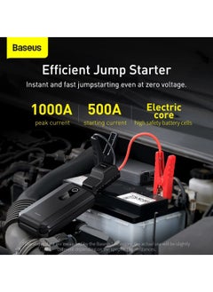 Baseus Baseus Super Energy Car Jump Starter 1000A Instant/Current with Built-in 10000mAh Power Bank  - Image 3