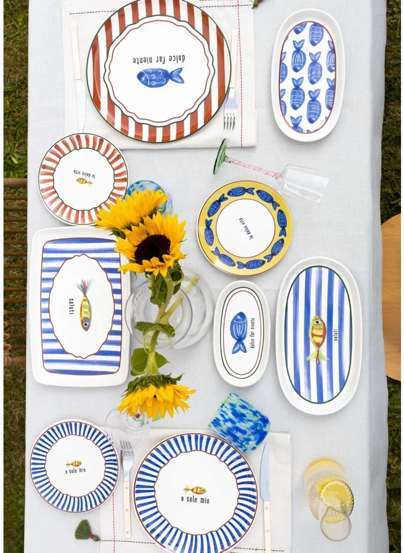 The Mia Fish Rectangular Service 34X25 cm