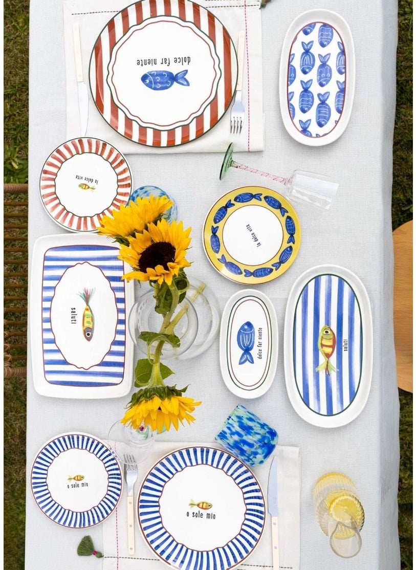THE MIA Fish Rectangular Service 34X25 cm  - Image 2