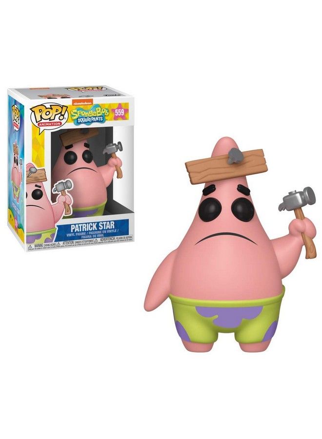 Funko بوب! أنيميشن: سبونجبوب سكوير بانتس باتريك مع لوح متعدد الألوان قياسي - Image 3