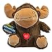 Hero Chuckles Moose Plush Squeaky Dog Toy Durable Stuffed Animal with 3 in 1 Squeaker - Image 3