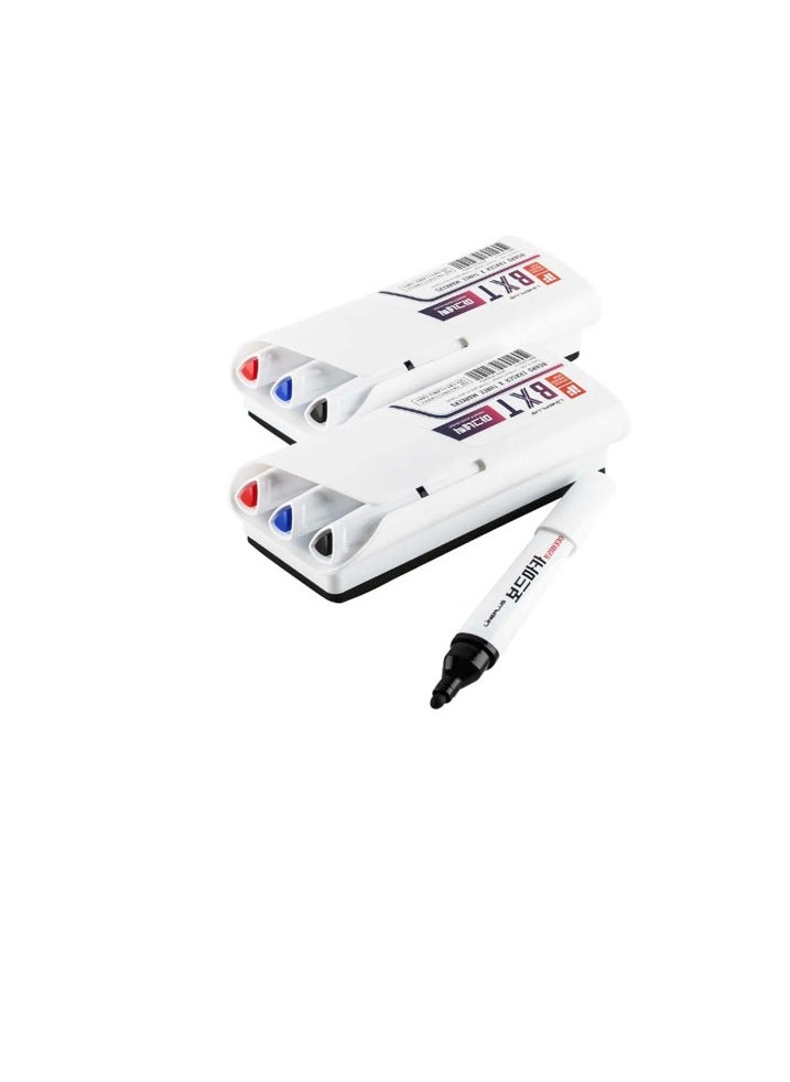 lineplus The perfect whiteboard eraser and 3 dry-erase markers  - Image 2