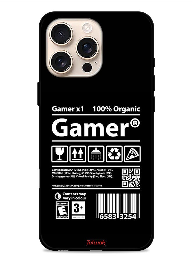 Tolwak Apple iPhone 16 Pro Protective Case Cover Gamer Sticker - Image 1