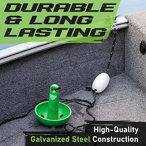 Gradient Fitness 8 lb Mushroom Boat Anchor | Small Boat Anchor, Canoe Anchor, Pontoon Anchor. Premium Lake or River Anchor. Mushroom Anchor for Boat. Jon Boat Anchor Kit. - Image 3