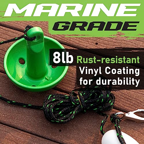 Gradient Fitness 8 lb Mushroom Boat Anchor | Small Boat Anchor, Canoe Anchor, Pontoon Anchor. Premium Lake or River Anchor. Mushroom Anchor for Boat. Jon Boat Anchor Kit. - Image 2
