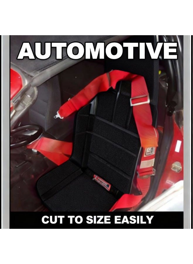 Xcel 2 Pack Super Value 60" x 8" x 1/4" Large Neoprene Roll with Adhesive, Water and Weather Proof, Neoprene Fabric Great for DIY Projects, Neoprene Foam Made in USA - Image 3