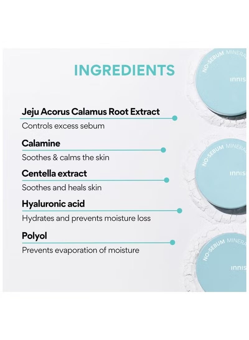 innisfree No-Sebum Mineral Powder 5g – Oil Control, Matte Finish, Lightweight Face Powder - Image 5