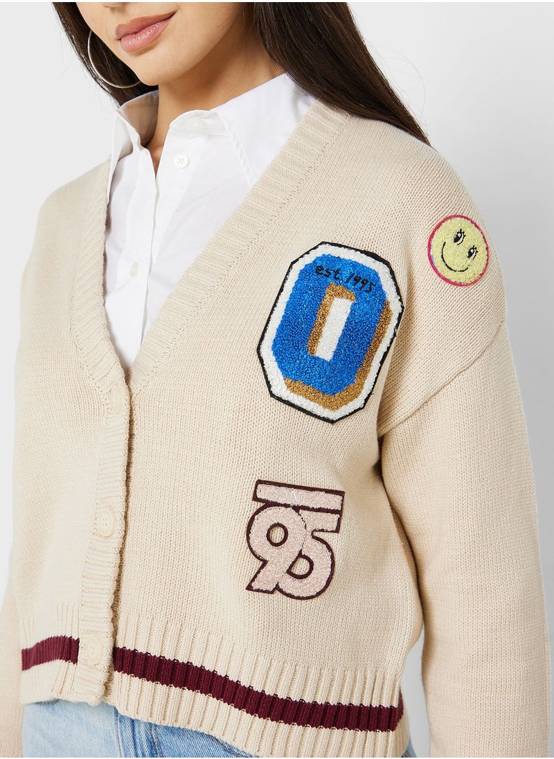 ONLY - Button Detail Knitted Cardigan - Image 1