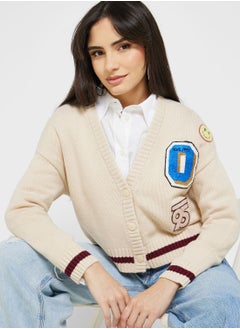 Button Detail Knitted Cardigan