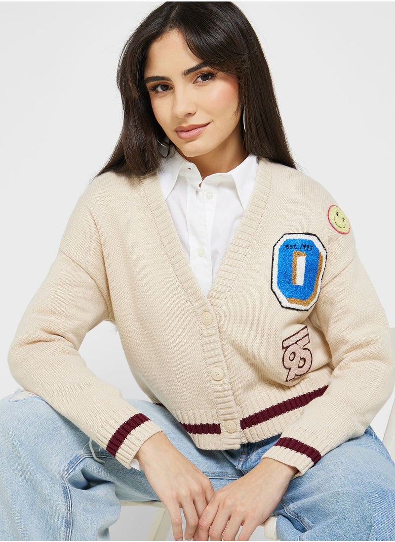 ONLY - Button Detail Knitted Cardigan - Image 1