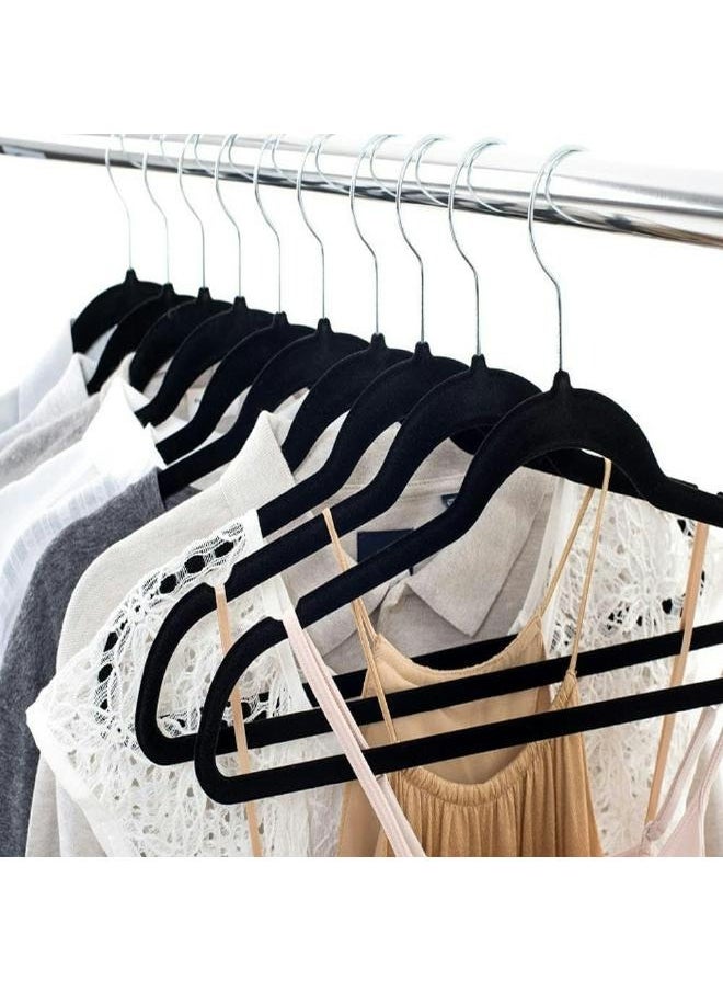 Clothes Hangers, Velvet Hangers, Hangers With Swivel 360 Hook, Notched Shoulder Design For Clothes, Sturdy Durable Clothes Hangers 16 Pack(black) - pzsku/ZEAD7D48E1C310439D303Z/45/_/1729457188/c68a4820-6d01-4fc8-81ab-4446a1c5c53c