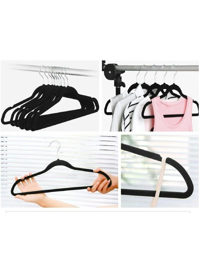 Clothes Hangers, Velvet Hangers, Hangers With Swivel 360 Hook, Notched Shoulder Design For Clothes, Sturdy Durable Clothes Hangers 16 Pack(black) - pzsku/ZEAD7D48E1C310439D303Z/45/_/1729457249/69fc43a9-62f9-4295-9a47-2ce35e9b41a7