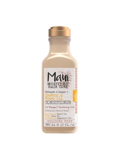 MAUI MOISTURE Maui Moisture Strength  Length  Castor  Neem Oil Conditioner Curly Hair Product for Dry Damaged Hair 13 Fl Oz 