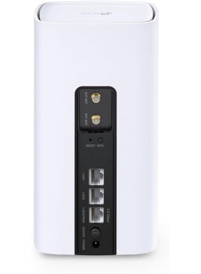 تي بي لينك موجه واي فاي Archer NX600 5G، 6 AX3600Mbps مزدوج النطاق، 2.5G WAN/LAN + 2 × منافذ LAN جيجابت، توصيل وتشغيل، 4K QAM، 8×5G/LTE، 2× هوائيات واي فاي داخلية، EasyMesh، HomeShield - Image 3