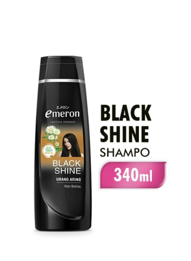 emeron Shampoo Black And Shine Botol 340 ML - Image 2
