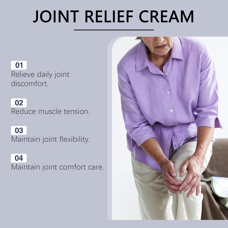 Joint Care Cream with Peppermint Oil & Vitamin E for Daily Joint Discomfort Relief 2pcs - Image 3
