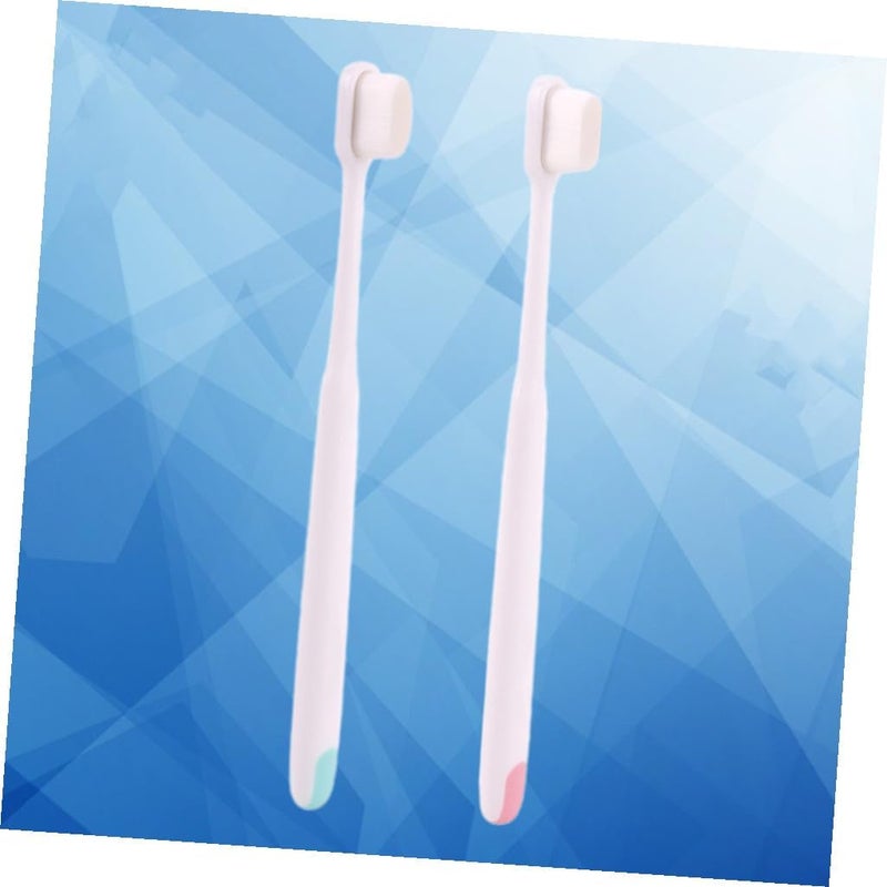 2Pcs Postpartum Toothbrushes Bristle Oral Cleaning Brushes for Oral Care Random Color Ergonomic Design for Comfort and Durability - Image 5