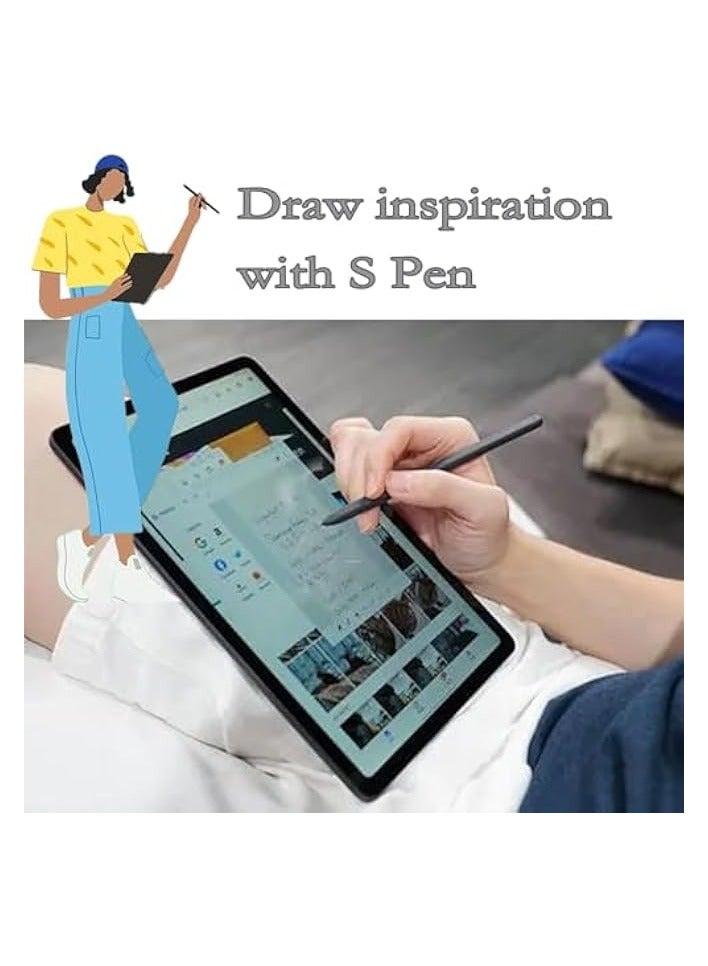 Green Tiger 1 Pack Galaxy Tab S6 Lite Stylus Pen Replacement for Samsung Galaxy Tab S6 Lite S Pen, 4096 Levels of Pressure Sensitivity Stylus Pen Replacement for Samsung Galaxy Tab S6 Lite S Pen (Black) - Image 3