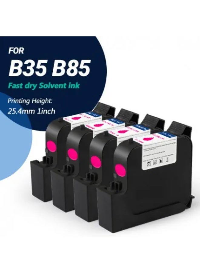 BENTSAI EB22M Magenta Original Solvent Fast Dry Ink for 6210, B35, B45, B85 Printer-1 pack