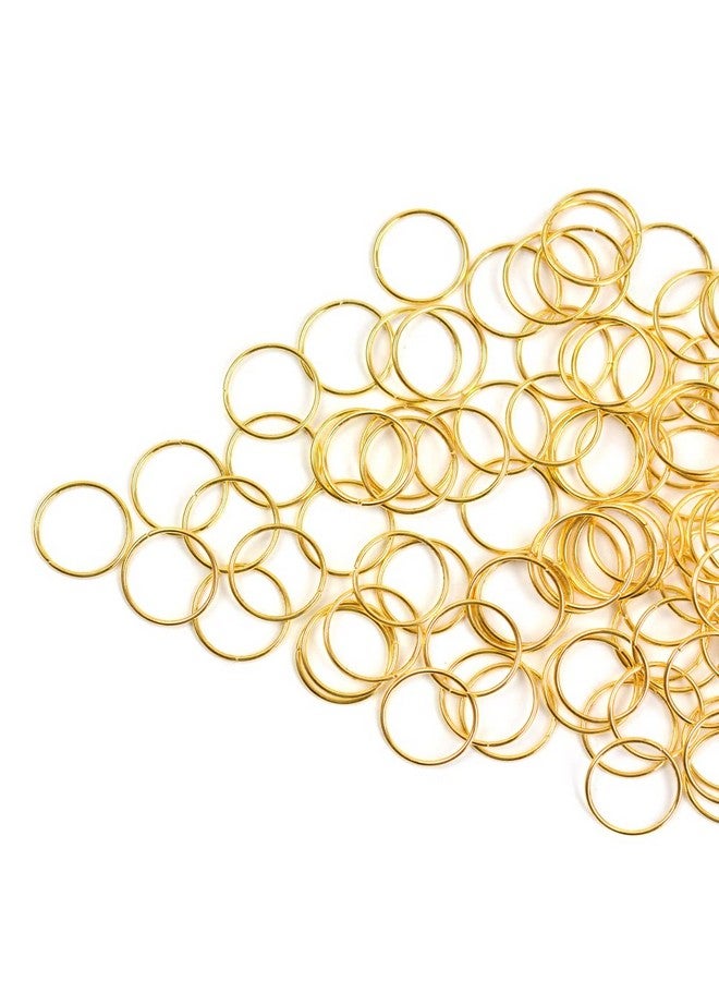 yantaisiyu Hair Rings Braid Rings Hair Clips 100 Pcs Gold 100 Pcs Silver Hair Loop Clips For Women Girls Diy Hair Accessories Dreadlock - Image 4
