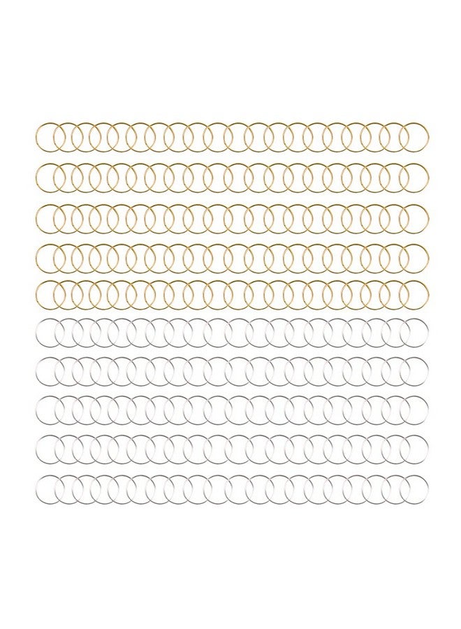 yantaisiyu Hair Rings Braid Rings Hair Clips 100 Pcs Gold 100 Pcs Silver Hair Loop Clips For Women Girls Diy Hair Accessories Dreadlock - Image 1