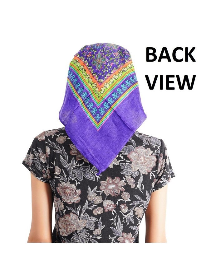 CHACKO Wool Women's Cold Weather Scarves & Wraps_Pack Of 1,Blue - Image 2