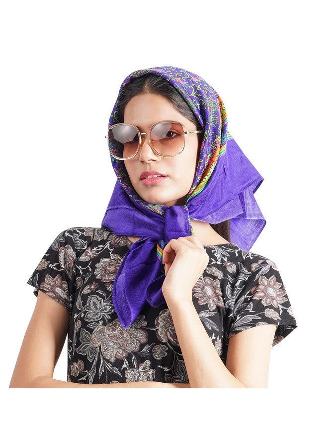 CHACKO Wool Women's Cold Weather Scarves & Wraps_Pack Of 1,Blue - Image 1