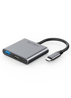 CABLETIME 3-IN-1 4K USB C Multiport Adapter, 4K HDMI, 100W Power Delivery, USB 3.0 Data Port, Fast Charging, 5Gbps Transfer Speed, Wide Compatability, RoHS Compliance, 2-Years Warranty
