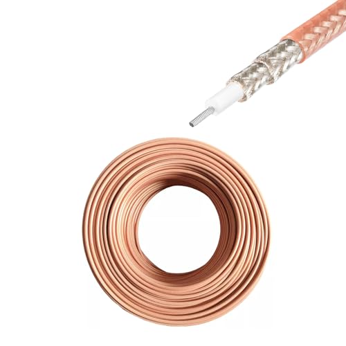 eifagur 40 Feet RG400 M17/128 Double Braid Shielded Coax Coaxial Cable - Image 1