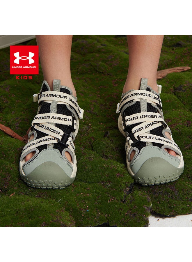 UNDER ARMOUR صنادل صيفية للأطفال من أندر أرمور، أحذية شاطئية صيفية للأطفال، أحذية رياضية ناعمة وقابلة للتنفس للأولاد والبنات، أحذية تتبع الأنهار 2421506 - Image 2
