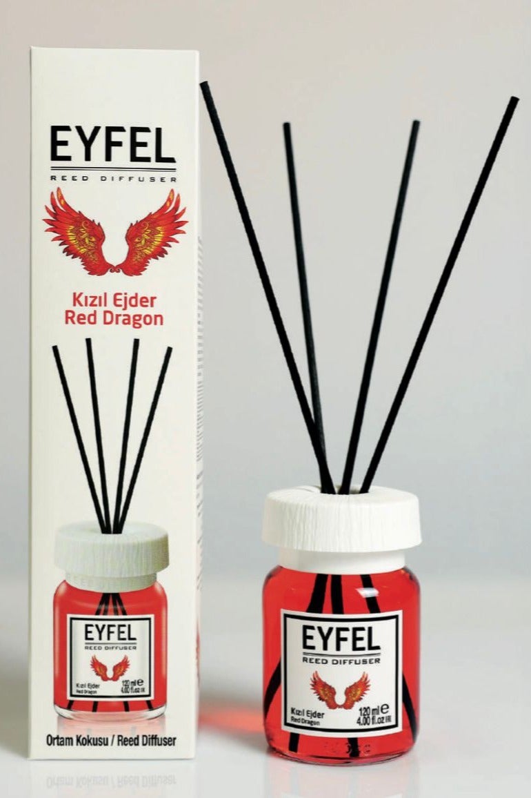 Eyfel Reed Diffuser, Red Dragon Fragrance, 121 ml - Image 1
