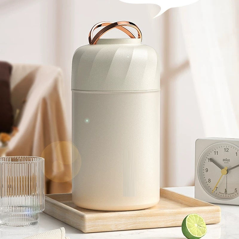 Braised Oats Large Capacity Insulated Lunch Box Bucket Female Student Office Worker Insulated Bucket 316 Stainless Steel Dormitory Braised Cup - Image 5