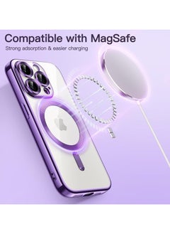 Jetech Soft Clear Case for iPhone 15 Pro Max 6.7 Inches, Camera Protection Full, Compatible with MagSafe Wireless Charging, Shockproof Electroplated TPU Mobile Phone Case  - Image 3