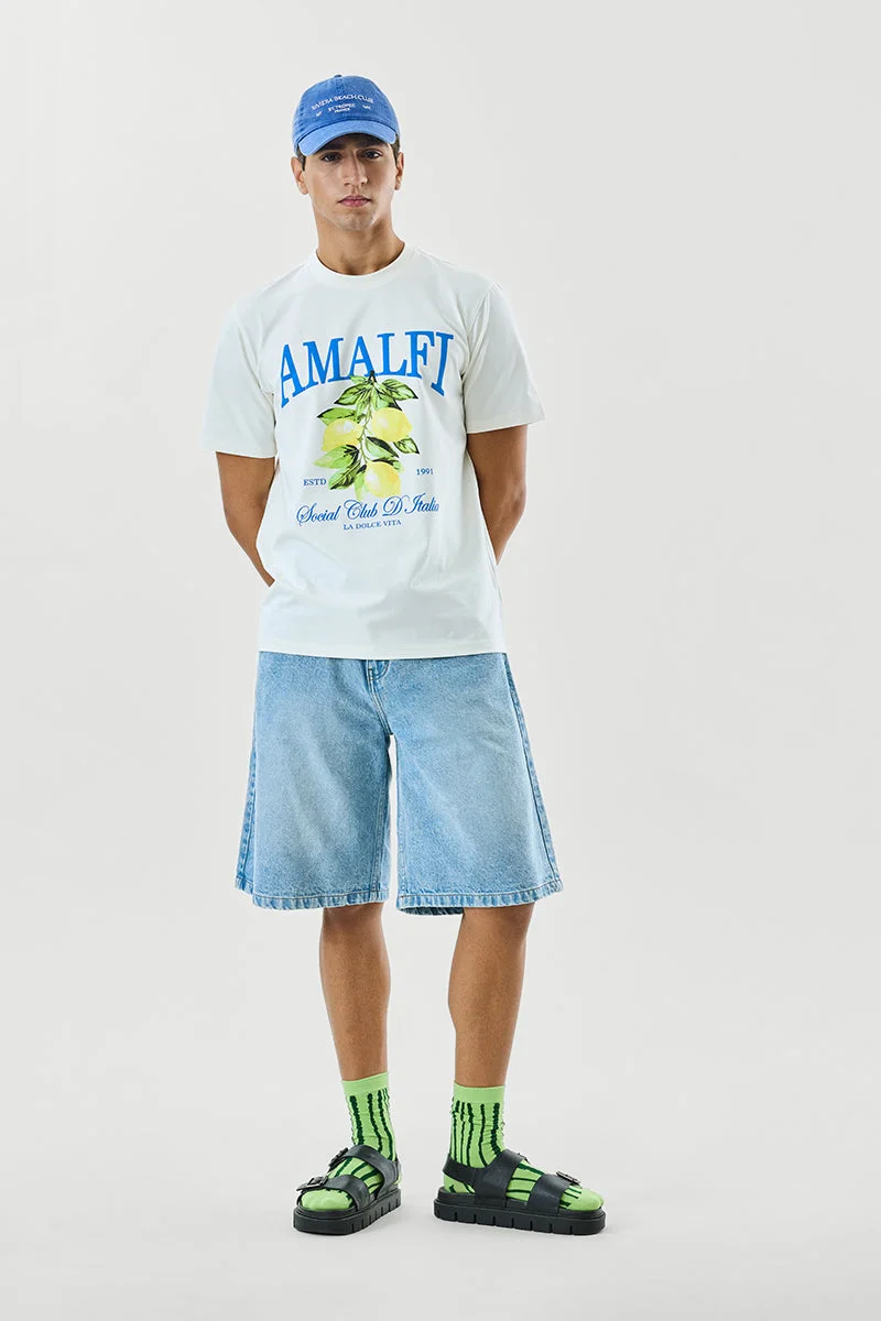 Snitch  Amalfi 100% Cotton Regular Fit T-Shirt for Men | Best Price UAE