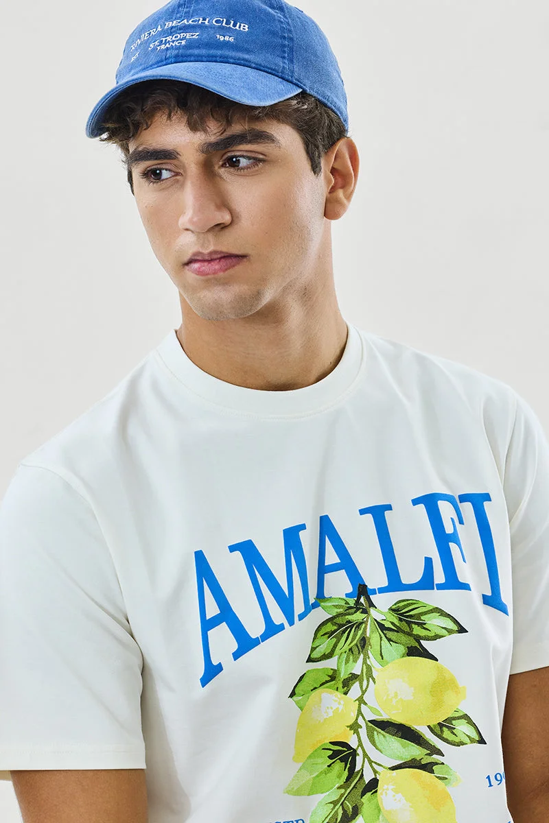 Snitch  Amalfi 100% Cotton Regular Fit T-Shirt for Men | Best Price UAE