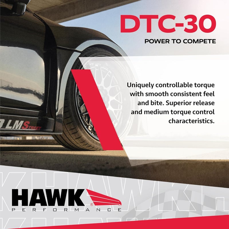 HAWK PERFORMANCE وسادات فرامل هوك بريفورمانس DTC-30 للتحكم الديناميكي في عزم الدوران (HB803W.639) - Image 5