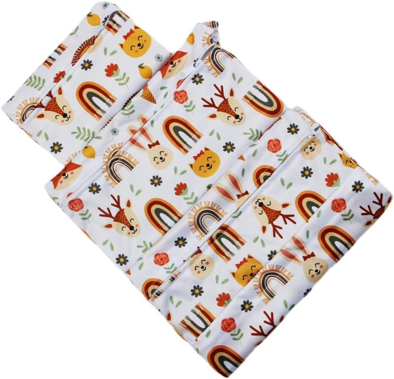 Asenappy 3pcs Waterproof Wet Dry Bags - Rainbow Fox - Image 5