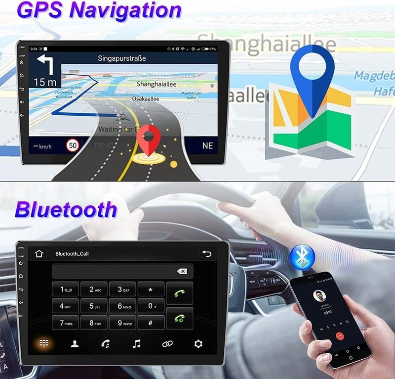 4k MRC android 11.0 car stereo android with back camera 9 inch player ips display - Image 3